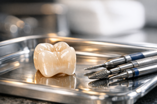 Dental crown longevity statistics chart graphic