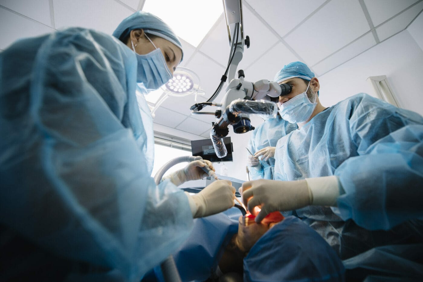 Oral surgery consultation and digital imaging review at Promenade Dental Care in Murrieta