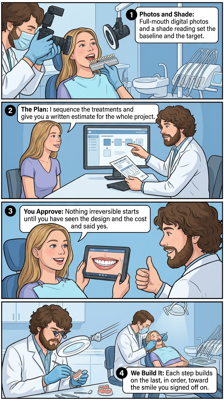 Four steps to smile makeover