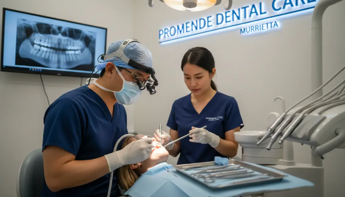 Dr. Bao Nguyen performing in-office Murrieta oral surgery at Promenade Dental Care