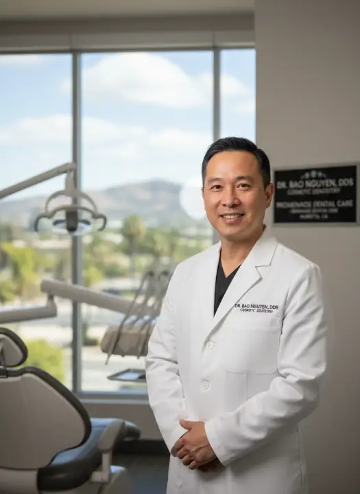 Dr. Bao Nguyen, DDS, cosmetic dentist at Promenade Dental Care in Murrieta, CA