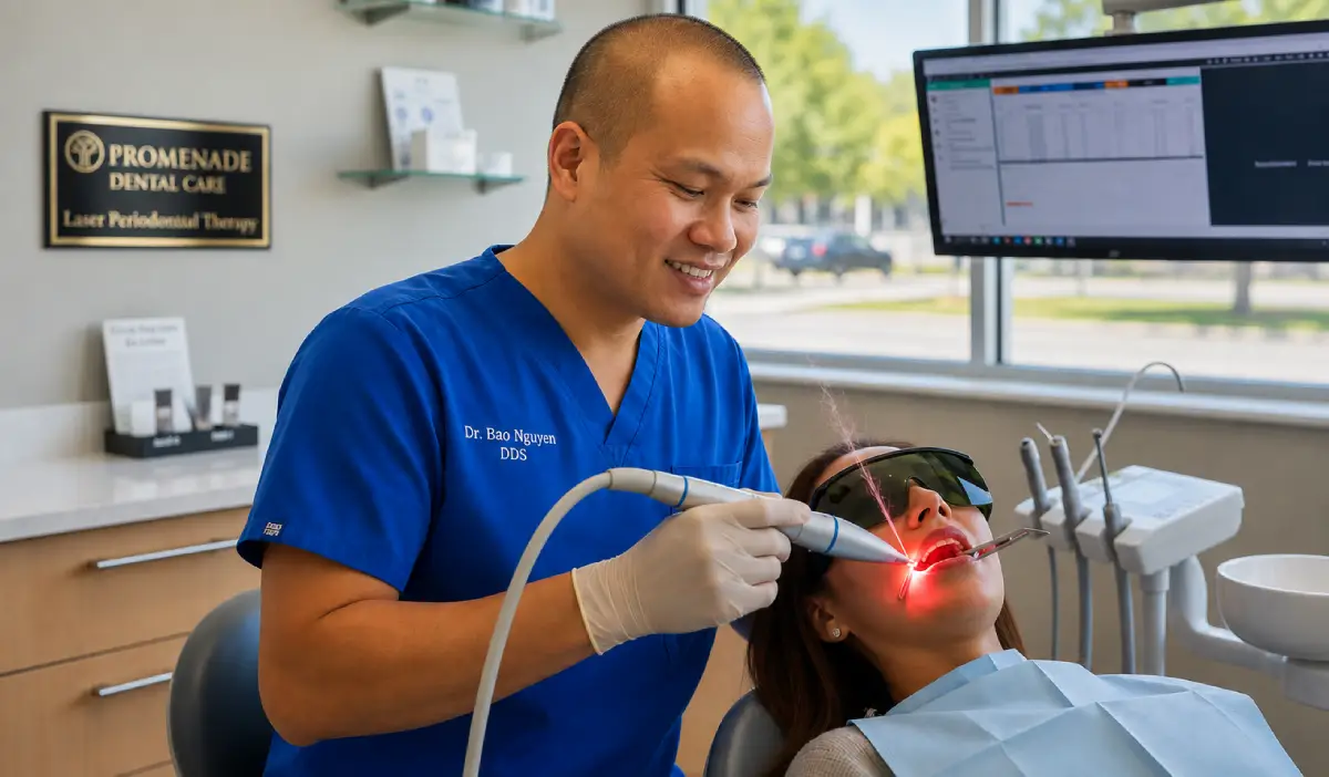 Laser gum disease treatment in Murrieta at Promenade Dental Care