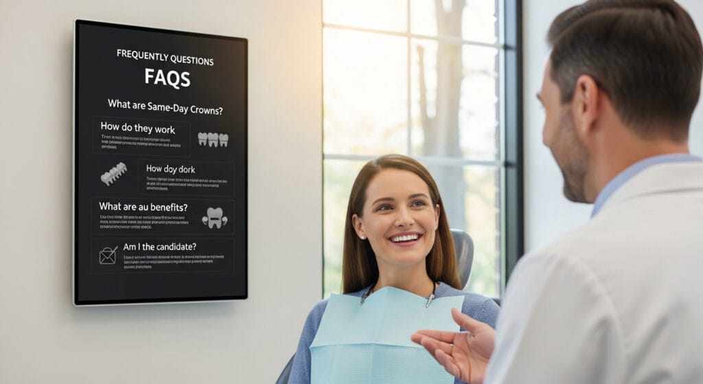 FAQs about same day crowns