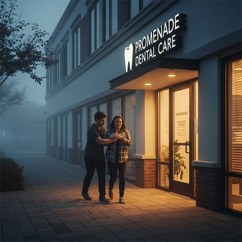 emergency at Promenade Dental Care