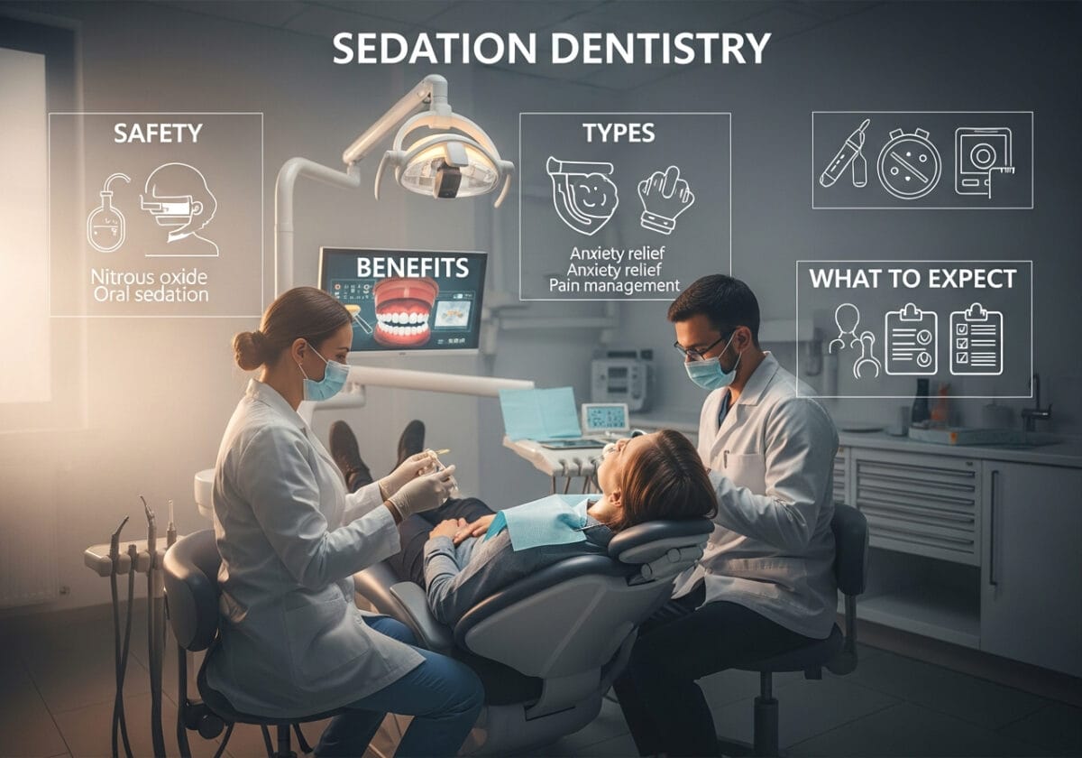 Relaxed patient during a sedation dentistry appointment at Promenade Dental Care in Murrieta