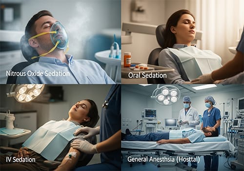 types of dental sedation