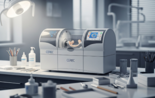 Cerec same day crown machine