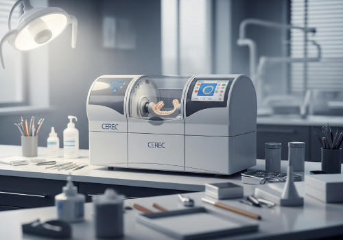 Cerec same day crown machine