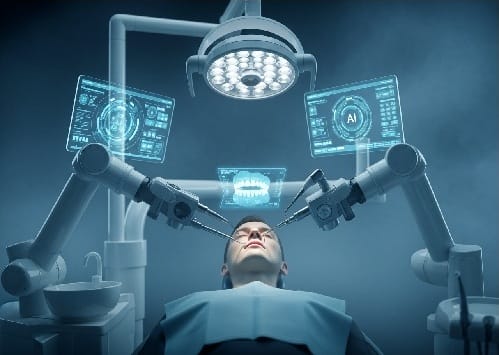 AI controlled robotics in dental care