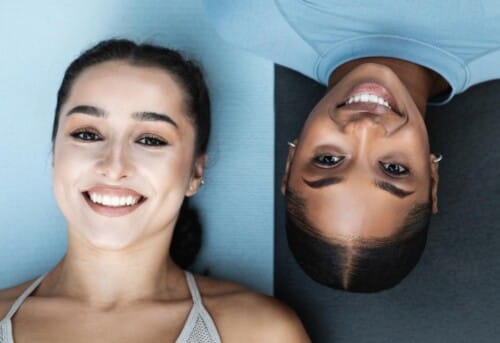 Dentist examining patient teeth during checkup