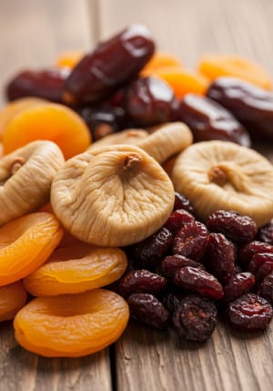 dried fruit can damage your teeth