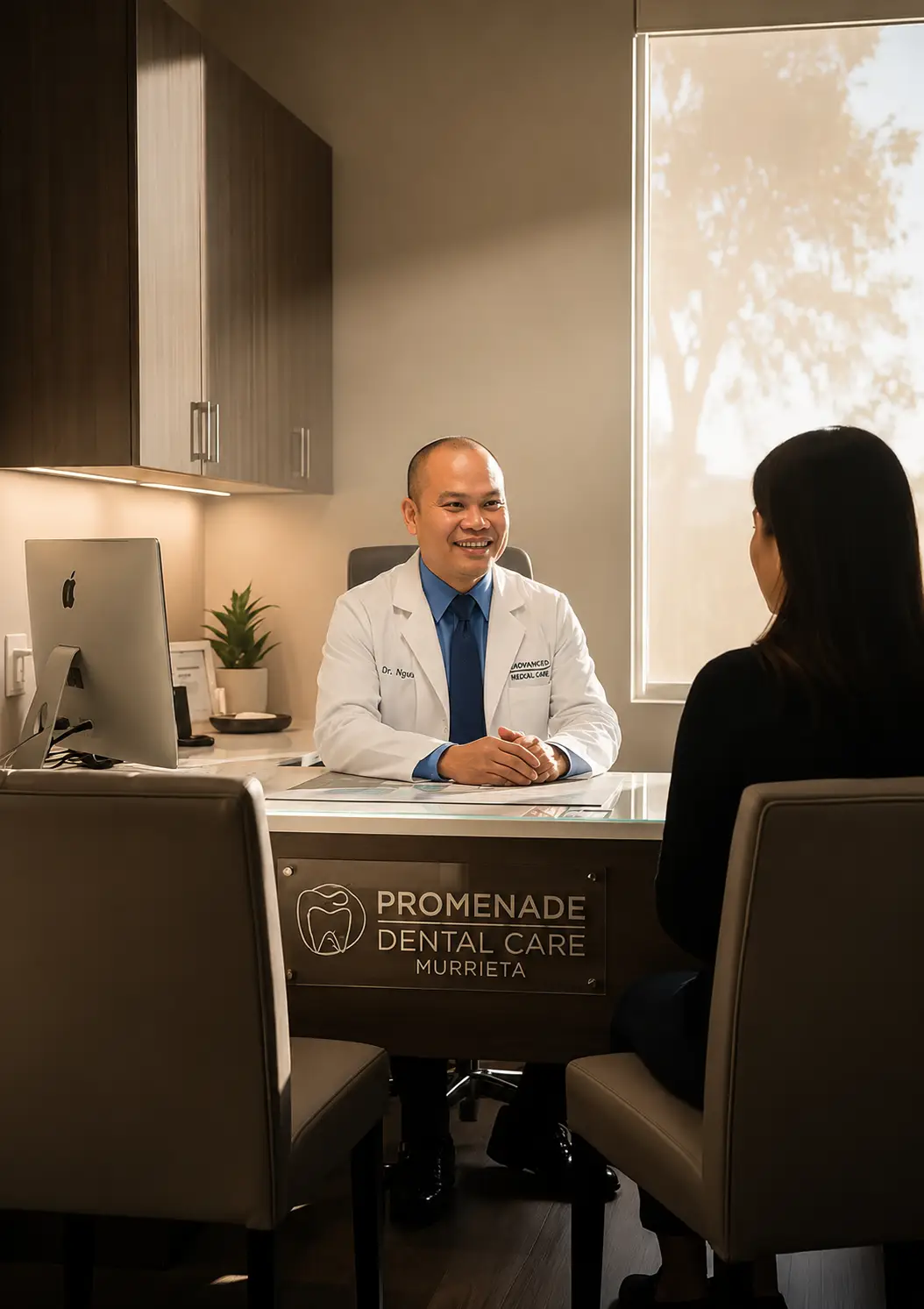 Dr Bao in first visit with anxiety patient