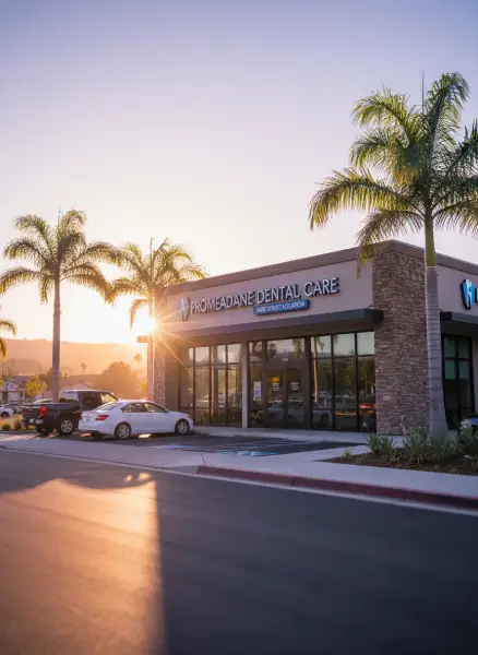 Date Street location of Promenade Dental Care near Clinton Keith Road in Murrieta