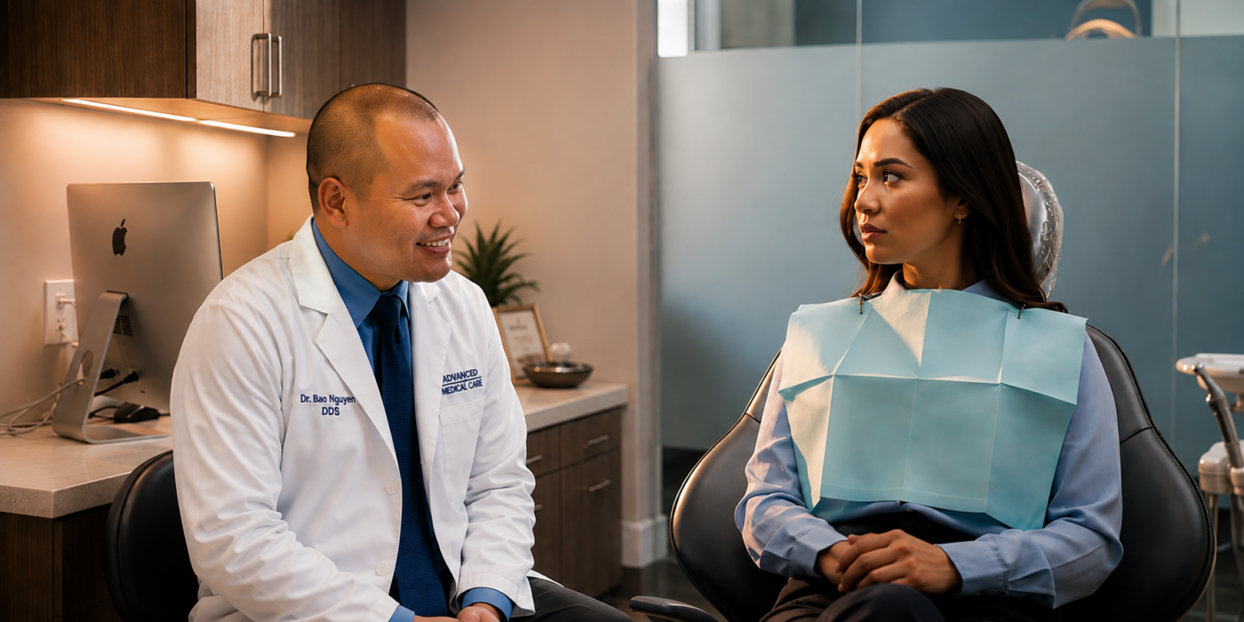 dr bao with anxiety patient