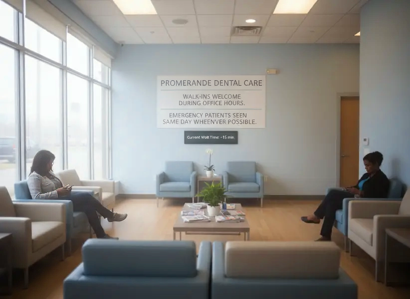 Walk ins welcome at Promenade Dental Care