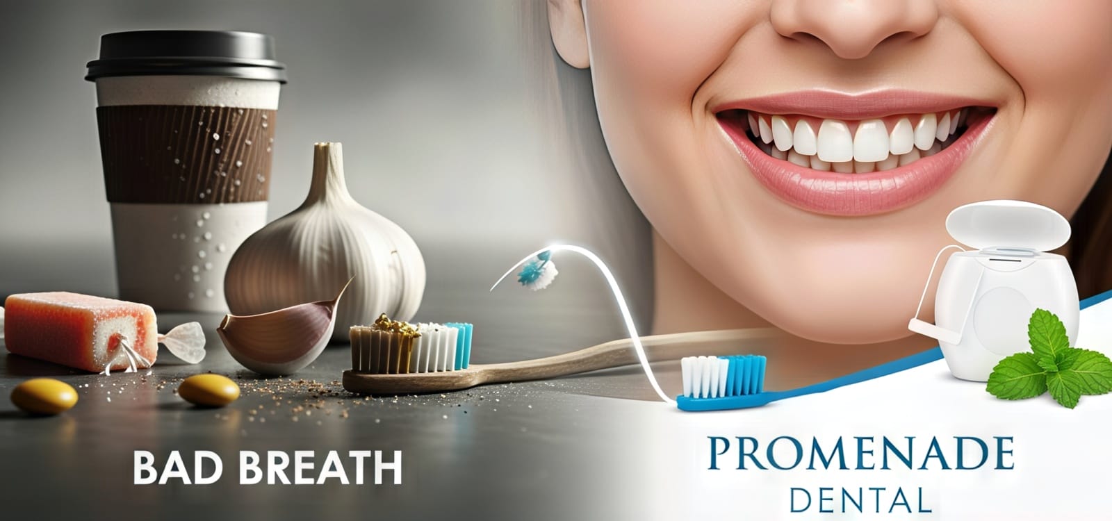 Bad breath treatment Murrieta — halitosis diagnostic exam with Dr. Bao Nguyen at Promenade Dental Care