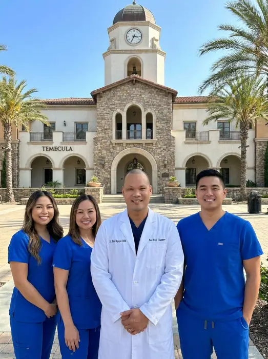 Dr Bao Nguyen DDS and his Temecula staff
