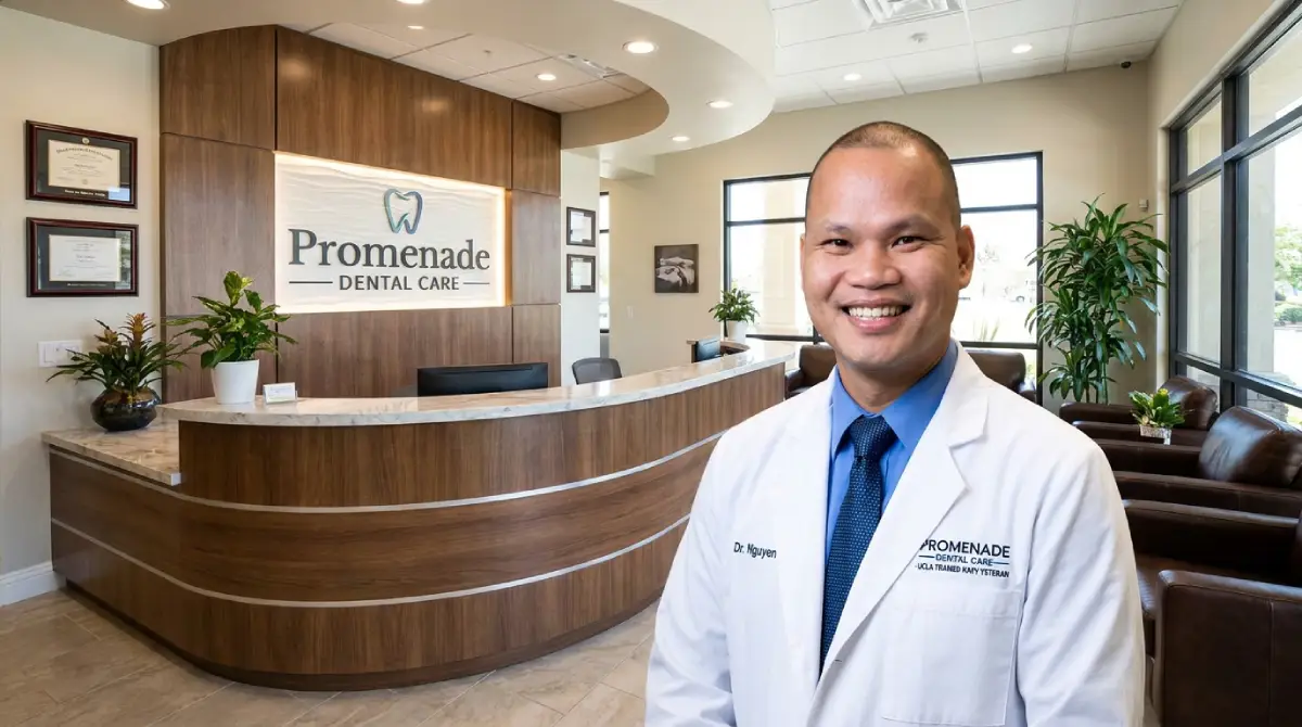 Affordable dentist in Temecula — welcoming reception at Promenade Dental Care
