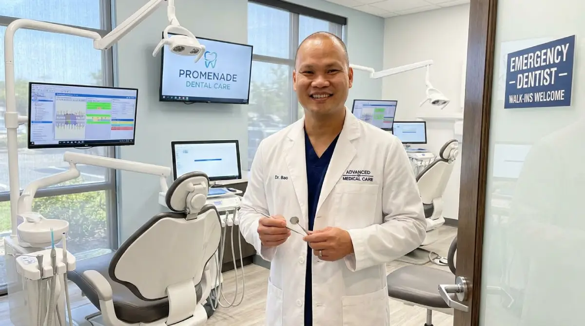 Emergency dentist near Temecula — modern treatment room at Promenade Dental Care