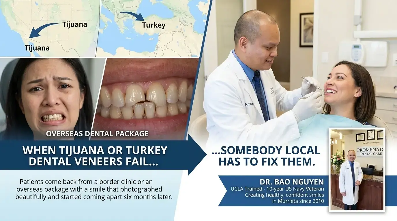 Who fixes a Turkey or Mexico veneer gone bad